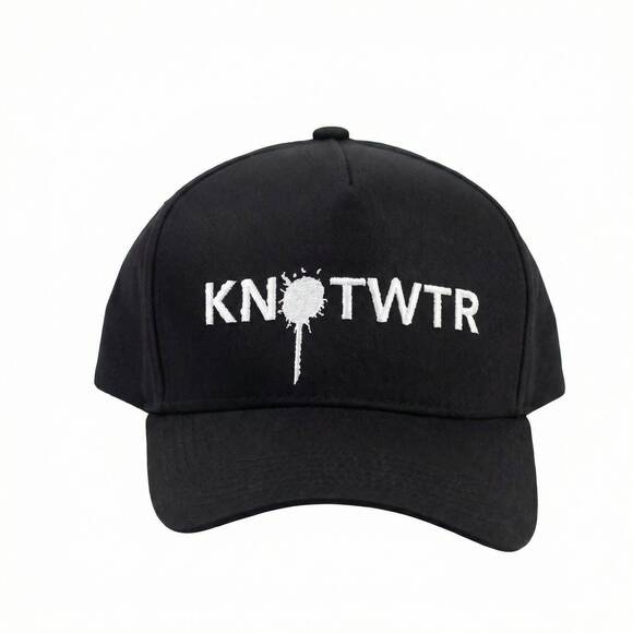 NEW KNOTWTR women\'s pearl snapback hat in white main image 4